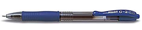Pilot Tintenroller Gelschreiber G2 10 Breite Spitze 1 mm blau