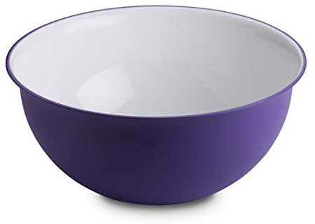 OMADA Design Insalatiera Antibatterica 6,5 lt, in Plastica, Idonea a Microonde, Lavastoviglie, Made in Italy, Linea Sanaliving