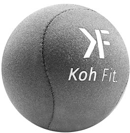 Koh Fit Stressball für Erwachsene – Stressabbau Squeeze Bälle – Bonus 18 Seiten Handtraining-Therapie E-Book, Gray (1 Ball)