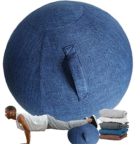 WoCOyo Übungsballbezug, 75cm, Gymnastikballhülle, für Fitnessball, Pilates, Yoga Ball, Balance Ball (1 Set, 1 Stück, 1 Verpackungseinheit)