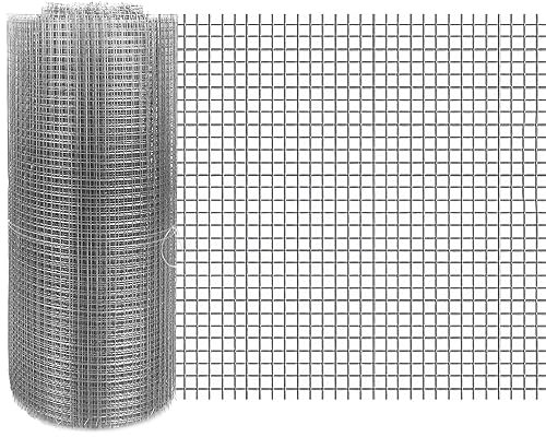 Maschendraht, 30 cm x 6 m, Rattennetz, Nagerschutz für Garten und Haus, Edelstahl-Drahtgitter, Rolle, 6 mm Öffnung, Drahtgitter-Panel zum Blockieren von Ratten, Mäusen, Eichhörnchen und Vögeln