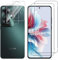 Lutree para OPPO Reno11 F 5G/Reno 11 F 5G/Reno 11F 5G Cristal Templado, 2+2 Piezas Protector de Pantalla + Protector de Lente de Cámara, 9H HD Anti-Arañazos Vidrio Templado Película Protectora