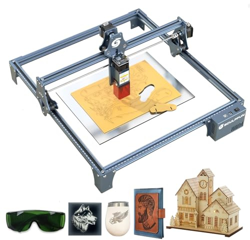 SCULPFUN S9 PRO Macchina per incisioni laser, Laser Cutter 10W ad alta precisione, Lasergravierer, DIY per incisione e taglio di legno e pelle, Foco preciso, Laser ultra sottile, Ampia area di