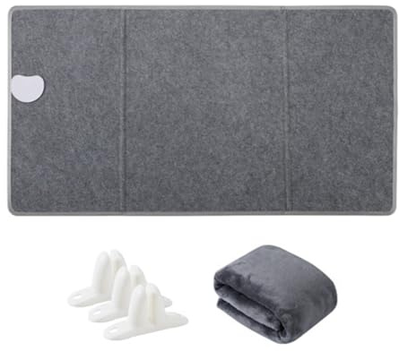 Calentador Espacial Plegable,Calefactor Radiante - Calefactor Eléctrico para Pies con Temperatura Ajustable para Dormitorio Sala Sótano Garaje Apartamento