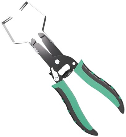 Abrelatas de nuez de nuez pecana, herramienta de cascanueces con diseño de resorte de acero al manganeso, 23 cm de longitud