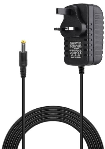 Vmoomax 12V 2A Power Supply Adapter, AC 100-240V to DC 2A Power Supply Adapter UK Plug with 5.5mm X 2.1mm Jack 2M Converter Adapter Driver Wall Charger for LED Strip Lights, CCTV Camera.