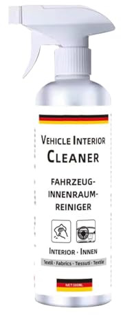 Generico Detergente per Interni Auto - 300 ml Multiuso per Pulizia Profonda E Potente | Rimuovi Macchie Tappezzeria Tetto Veicolo | per SUV Camion Pelle Tessuto Tappetino Manutenzione E Ripristino