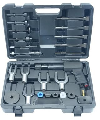 Scalpello Martello Pneumatico Set Di Martelli Pneumatici Multiuso Con 25 Utensili, Punte For Scorrevoli, Ecc Preciso E Potente