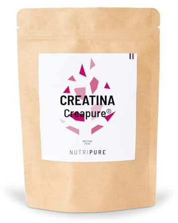 Nutripure | Monohidrato de Creatina en Polvo Creapure® 100% Puro | Sabor Neutro | Vegano | Aumento de la Fuerza Muscular | Ideal para Deportes Intensos y Musculación | 150 g | Fabricado en Alemania