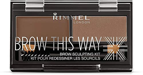 Rimmel London Brow This Way Eyebrow Powder Sculpting Kit, 1.3g