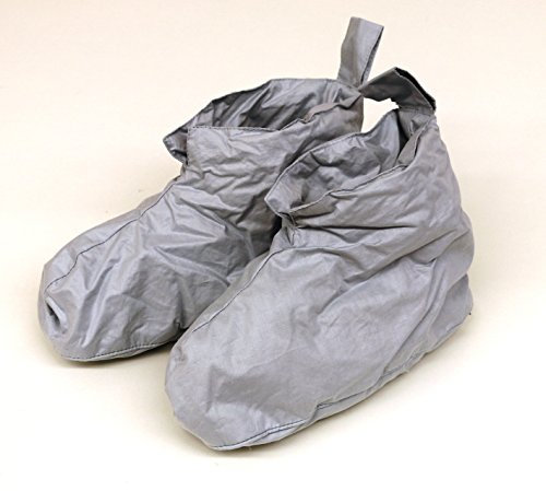 Daunenschuhe Betten Hofmann Kuschelwarme Bettschuhe silber Gr. 1