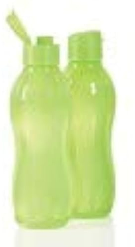 Tupperware Eco Sports Water Bottle Flip Top 1 LTR 2pcs by