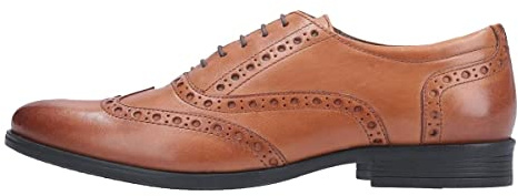Hush Puppies Oaken Brogues för män, Brun mörkbrun mörkbrun - 44 EU