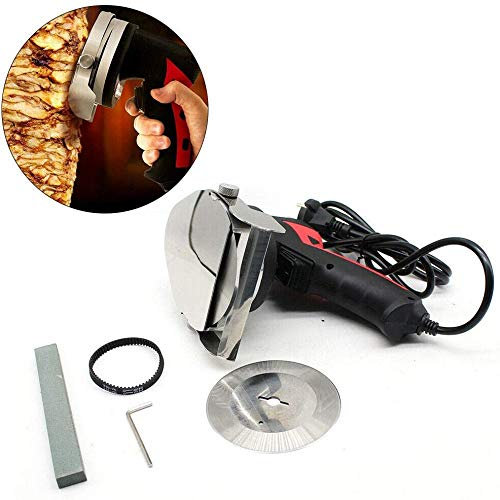 ROMYIX 80W Doner Kebab Couteau Slicer Cutter Knife Électrique Shawarma 3000 TR/Min