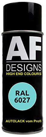Alex Flittner Designs RAL Lackspray Autolack Sprühdose Spraydose RAL6027 LICHTGRUEN glänzend