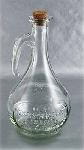 Grant Howard 52090 Extra Vergine Olio Embossed Cruet, 13.5 oz.