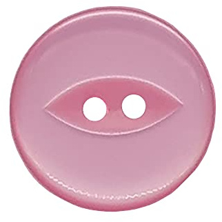 The Bead Shop Runde Acryl-Fischaugen-Knöpfe, Baby-Knöpfe, Nähen, Stricken, Basteln, Rosa, 19 mm, 30 Lignes, 20 Stück