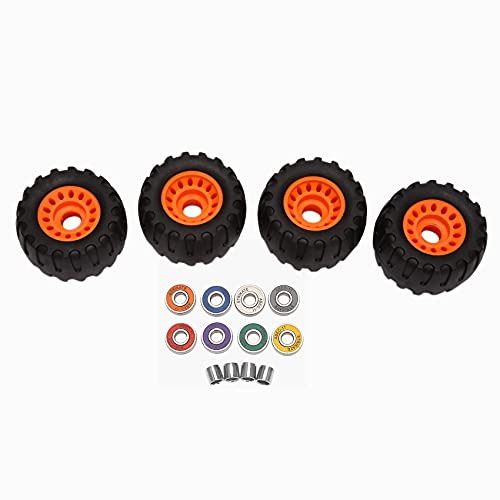 Dellx Ruedas de Longboard Off Road (4 Contenedores Manga)