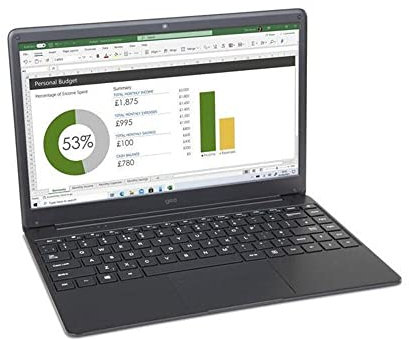 Geo Infinity GeoBook 540 14.1 FHD Laptop Intel Core-i5 10210U 8GB RAM 256GB SSD Fingerprint Reader Windows 10 Pro 1 Year Warranty - GE205