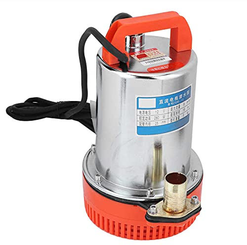 Submersible Sump Pump DC 12V Submersible Deep Well Water Pump Irrigation Water Pump Copper Garden Water Pump Submersible Pump Transfer Pump