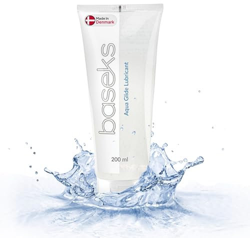 Baseks 200 ml Gleitgel auf Wasserbasis - Neutrales Gleitgel Gel - Gleitmittel ohne klebrige Rückstände