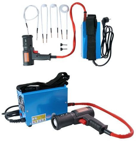 Hydravex Chauffage à Induction éLectromagnéTique Portatif, Outil D'éLimination De La Chaleur des Boulons Antirouille sans Flamme De 1500 W, Outil D'éLimination des Boulons Chauffants