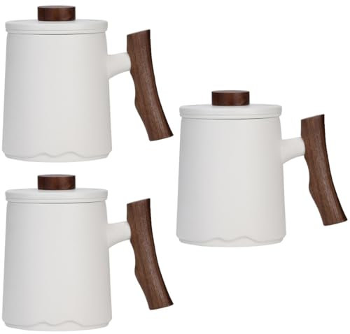 Ciieeo 3 Tazas Novedosas Tazas Pequeñas Taza Con Infusor De Té Chino Taza De Café De Cerámica Con Colador De Té