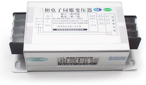 Jieotwice Transformador Servo Electrónico Inteligente Trifásico de 380V a 220V(6KW)