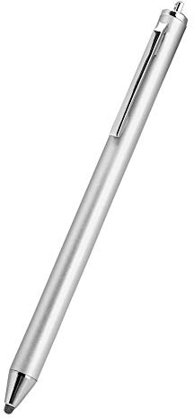 Stylet à Tête en Tissu pour Smartphones et Tablettes Tab, Accessoires Professionnels (Silver)