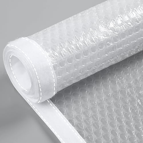 CMYAOYC Isolierfolie Fenster, Set mit Isolierfolie für Fenster, Lichtdurchlässige Isolierfolie Dämmfolie, Halten Kälte Oder Hitze Draußen, Winddicht, Wiederverwendbar(120x180cm(47x71in))
