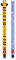 LEGAMI Set mit 2 radierbaren Gelstiften mit thermoempfindlicher Radiertinte, verschiedene Tintenfarben und Schaftdesigns, 0,7 mm Spitze, Biene und Nilpferd