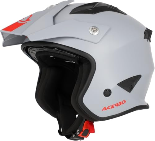 Acerbis Casco Jet Aria 2206 Gris Claro, Talla L