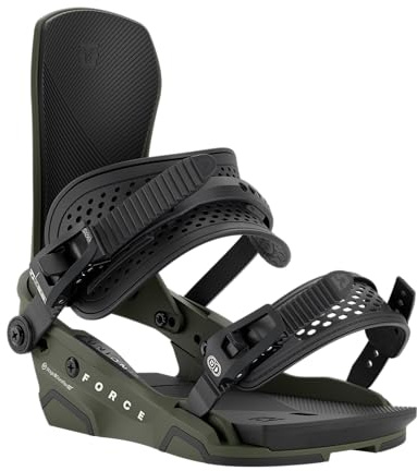 Union Force Men's Snowboard Bindings (Army Green, Medium)
