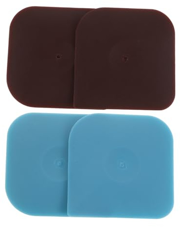 ULTECHNOVO 4 Pièces Grattoirs pour Casseroles Nylon Outils Ergonomiques pour Nettoyage Cuisine Idéaux pour Poêles Fonte et Ustensiles de Cuisine Poignée Confortable Élimination Facile des