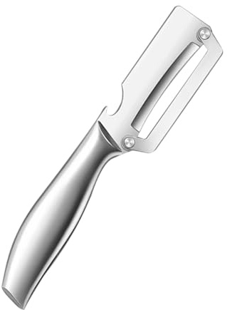 Pelador manual de acero inoxidable,Raspador multifuncional acero inoxidable con abrebotellas | Raspador para Verduras | para Fruta, Patata, Limón, Hogar, Interiores, Oficina, Viaje, Hombre, Mujer, Adu