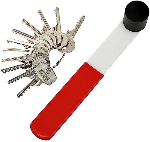 MULTIPICK Bump Key Set [12 parti | incluso il martello] Set Grimaldelli professionali con Istruzioni online - Lock Picking Set - Kit grimaldelli - Lock pick set - Attrezzo per Aprire Serrature