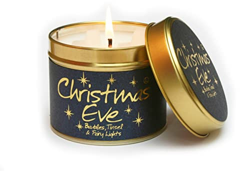 Lily-Flame Christmas Eve Tin, Blue