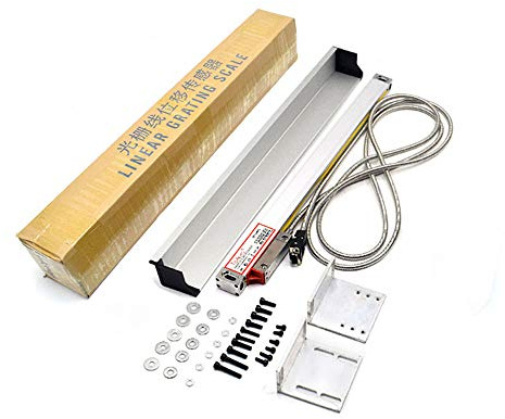Fasttobuy 600 mm Linearmaßstäbe 50mA Elektronisches Lineal für 2/3- Achsen Digitalanzeige (Effektiver Hub:600mm)