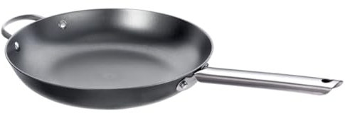 Schulte-Ufer 1450-30 i Bratpfanne Iron-Star mit Gegengriff | Eisenpfanne | unbeschichtet | 30 cm | ca. 3,00 l