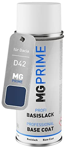 MG PRIME Autolack Spraydose für Dacia D42 Blue Navy/Marine-Blau | Basislack, Sprühdose 400ml