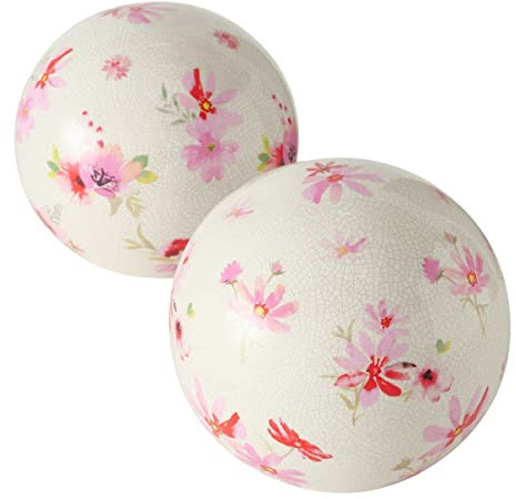 BOLTZE 2017557 Deko Kugel Rosella 20 cm Sortiert 1 Stück