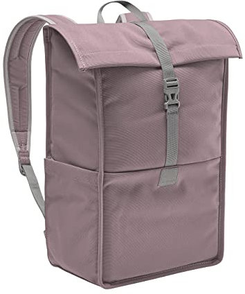 VAUDE City-Rucksack Coreway 20l in Lila, wasserabweisender Rucksack Damen & Herren, leichter Daypack für Städtetrips mit Laptop-Fach, Rolltop-Rucksack ideal für den urbanen Alltag