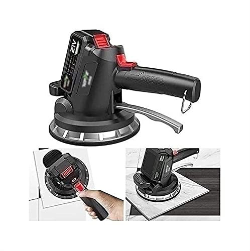 Machine de pose de carrelage, outil de carrelage vibrant - Consommation maximale 320 kg - Batterie au lithium grande capacité 21 V 15 000 MAh (10 nœuds) - Plaques en céramique - Granit (1 x Li ion)
