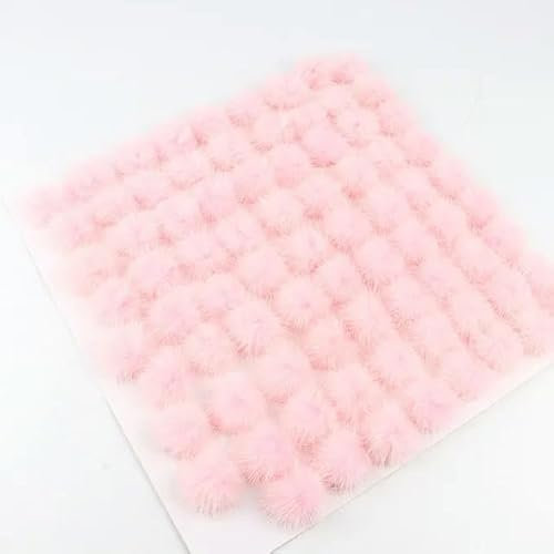 RAEF Pompon, 25 mm, 30 mm, 40 mm, Fellknäuel, DIY-Pompon zum Aufnähen, gestrickter Schlüsselanhänger, Schal, Schuhe, Hüte, DIY-Schmuck, Bastelzubehör