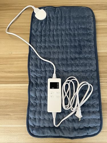 stinaolt Back Heating Pad, Menstrual Cramps Heating Pad with 6 Heat Settings and Timer, Portable Electric Heating Pad for Neck, Hom