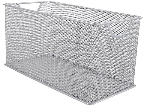 Zerodeko Metall Korb Für Aufbewahrung Schmale Box Aus Draht Für Küche Oder Schreibtisch Organizer Für Kleinigkeiten Praktisch Und Platzsparend