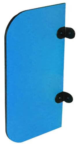 Urinal-Trennwand für Schule, Badezimmer, Herren, Toilette, Privatsphäre, Wandmontage, Sanitär-Bildschirm für öffentliche Orte, Blau, 30 x 60 cm