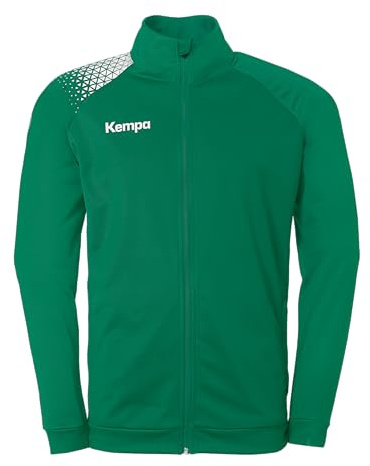 Kempa Handboll Ambition 28 poly jacka sportjacka träningsjacka gå ut jacka för män och pojkar – utan huva med fickor med dragkedja