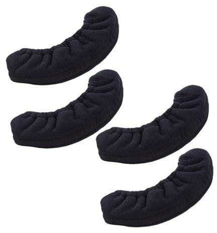 Abaodam 2 Paare Skate- Eishockey Klingen Eislaufschuhe eislaufen zubehör Wachen Wachen Skate-Zubehör Eiswächter Schuhschützer Schlittschuh-Sporthülle Flanell Black