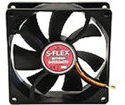 Scythe S-Flex skyddsfläkt/2000 rpm/92 x 92 x 25 mm